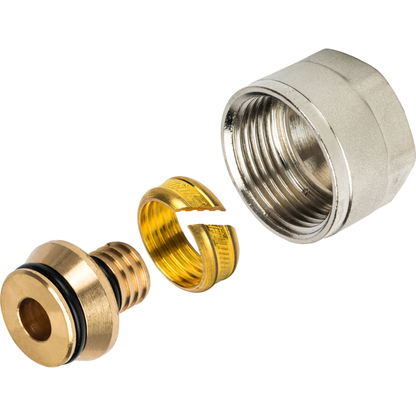 Фитинг компрессионный для труб мп 16 х 2,0 х 3/4 STOUT   SFC-0021-001620