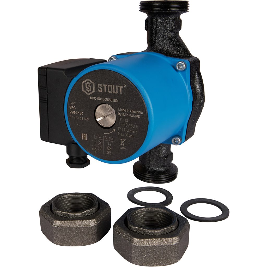Насос циркул. 25-60 STOUT SPC-0010-2560180