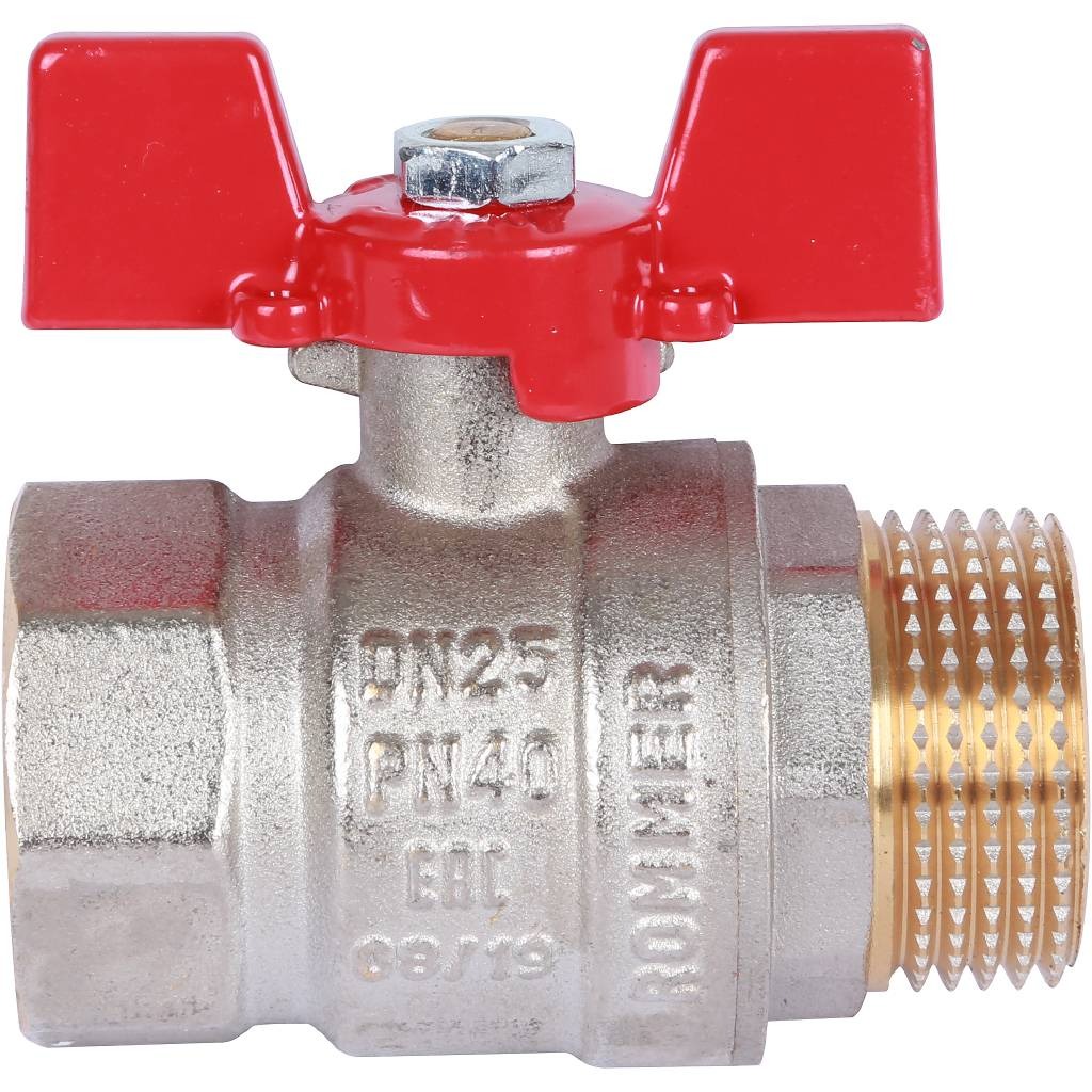 Кран шар. (бабочка) 1ВН ROMMER RBV-0004-0210225