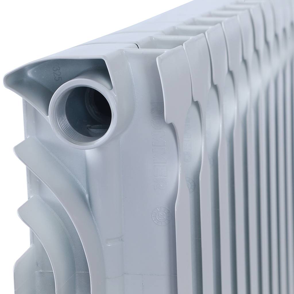 Радиатор BIMETAL 500 х 100 ROMMER Plus (RAL9016)