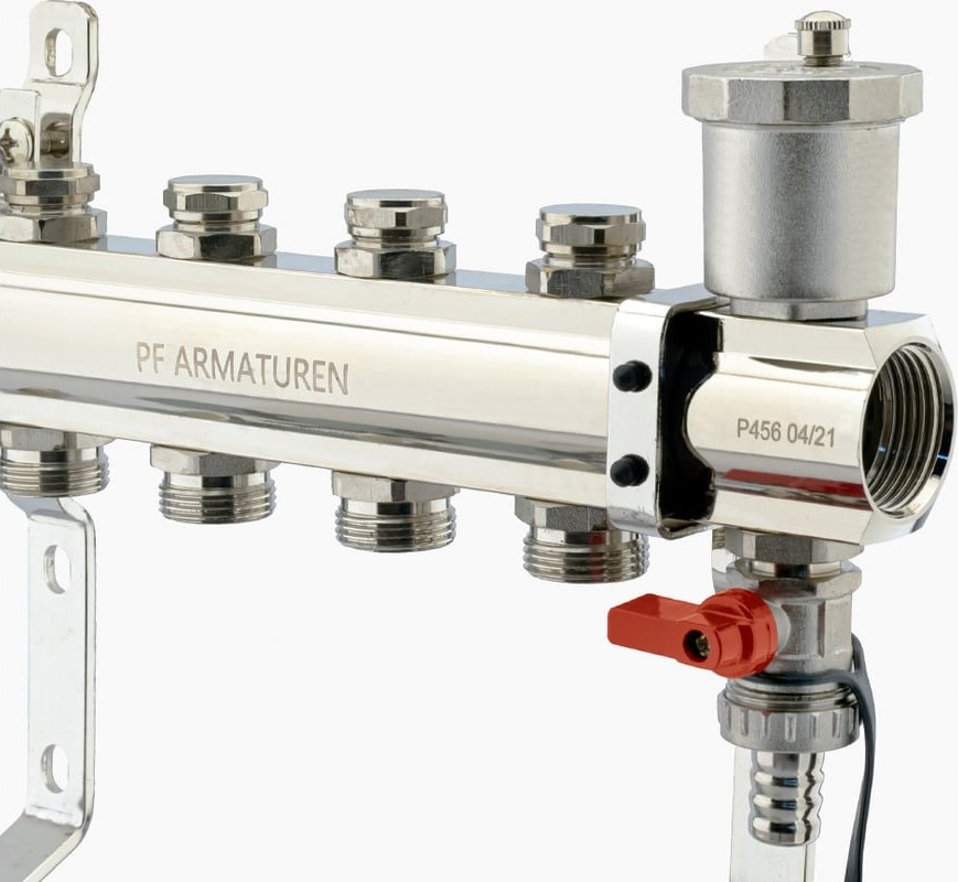 Блок коллект. с зап. клап. 1 х 3/4 9 вых. ProFactor PF MB 804.9