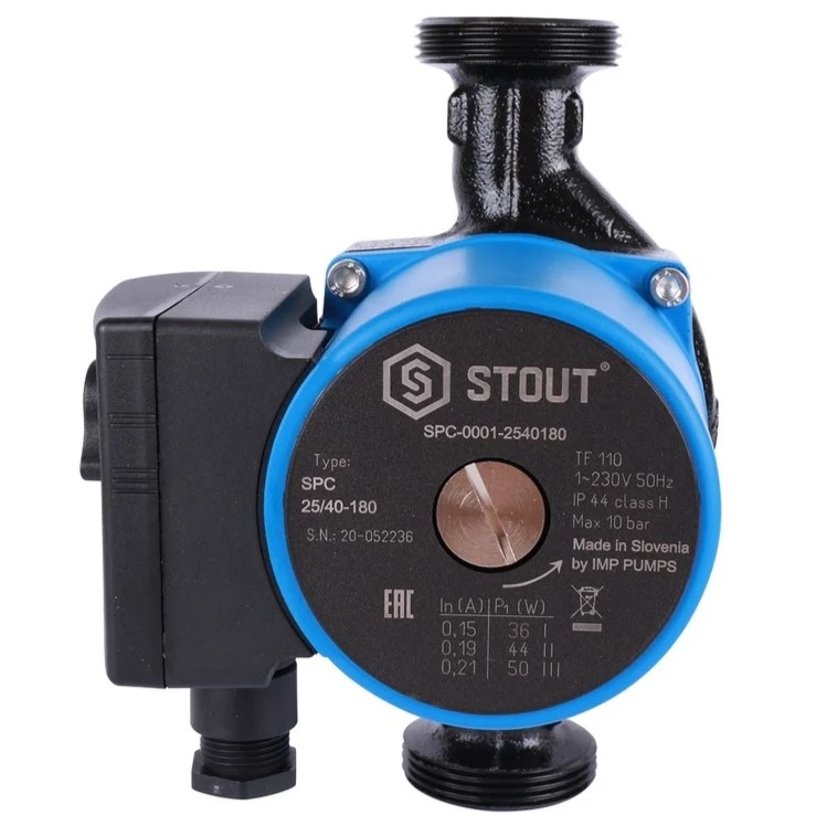 Насос циркул. 25-40 STOUT SPC-0001-2540180