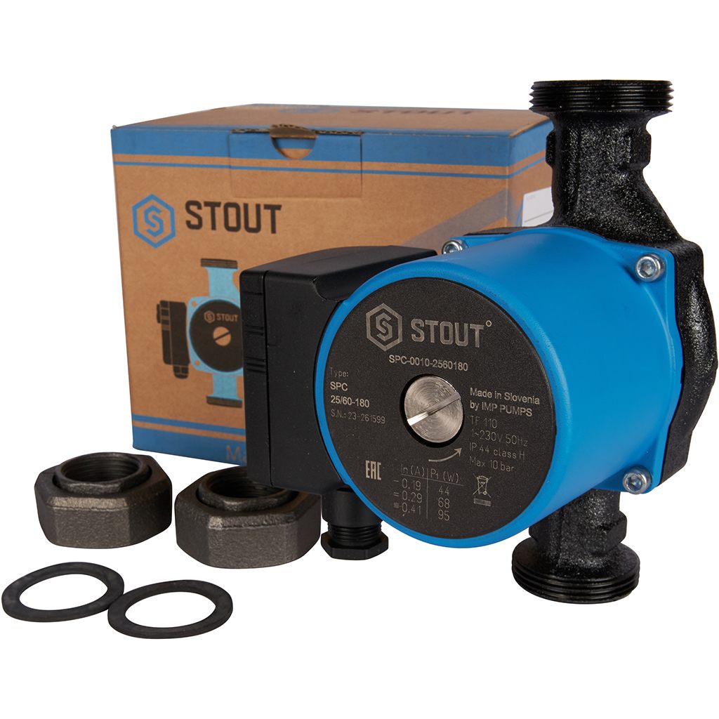 Насос циркул. 25-60 STOUT SPC-0010-2560180