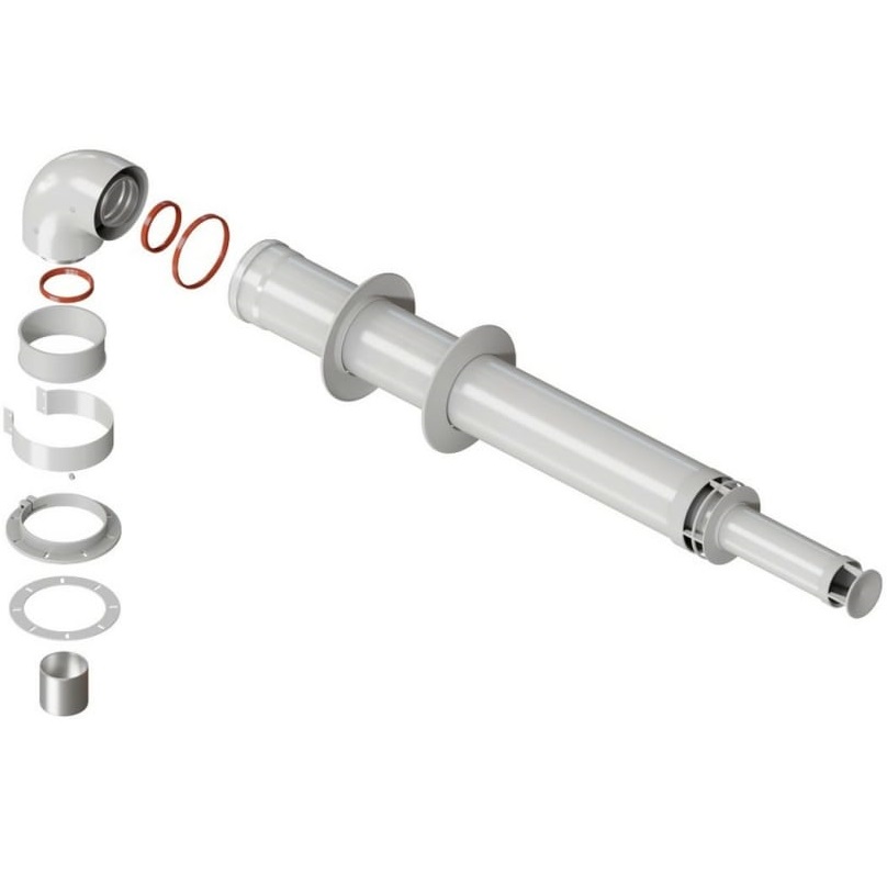 Комплект коаксиальный 60/100 Royal Thermo антилед 1000 мм