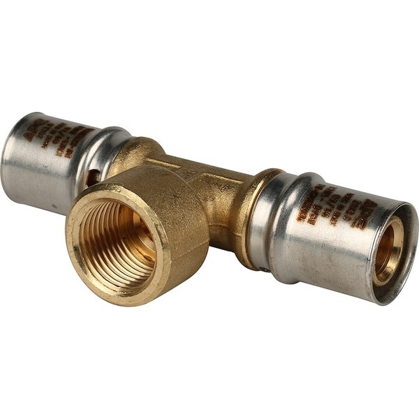 Тройник пресс 16 х 1/2В   STOUT   SFP-0007-001216