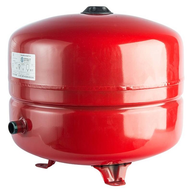 Бак расширительный 35л WRV STOUT красный STH-0005-000035