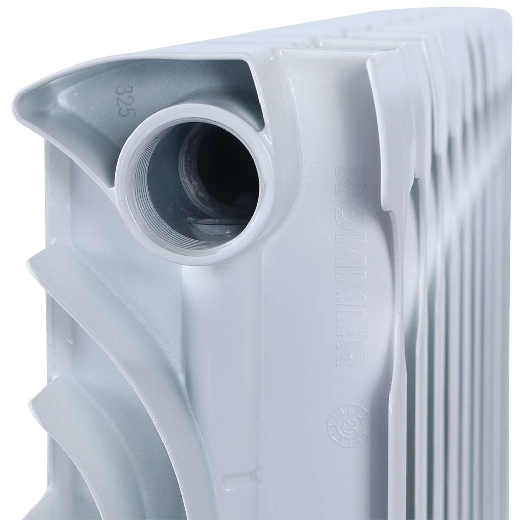 Радиатор BIMETAL 500 х 100 ROMMER Plus (RAL9016)