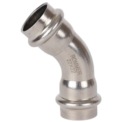 Угольник пресс нерж. 22х45 ВВ ROMMER   RSS-0005-000022