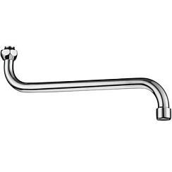 Гусак ванна S-образный 30 см (круглый)