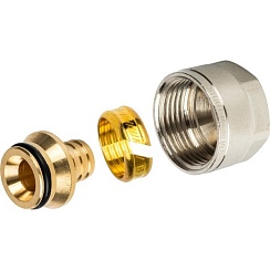 Фитинг компрессионный для труб из полиэтилена 16 х 2,0 х 1/2 STOUT  SFC-0024-001624