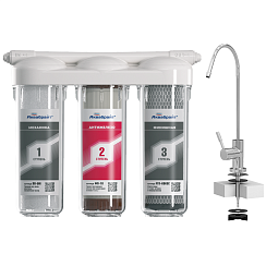 Трехступенчатая система очистки воды с отдельным краном АБФ-ТРИА-АНТИЖЕЛЕЗО