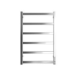 Полотенцесушитель электрический STOUT JAZZ quadro 80*50 полированный  SHQ-J1QQ-008050