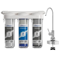 Трехступенчатая система очистки воды с отдельным краном АБФ-ТРИА-СТАНДАРТ