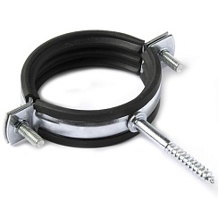 Хомут мет./рез. 58-62 ( 2 ) 