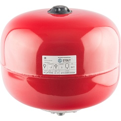 Бак расширительный 24л WRV STOUT красный   STH-0006-000024