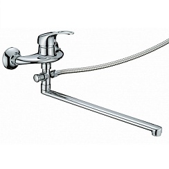 Смеситель для ванны CALORIE прямой излив 1033 A03- 40 см