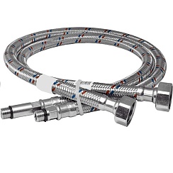 Подводка к смесителю VALFEX 80   S/S M10*18-F1/2" 80 сm