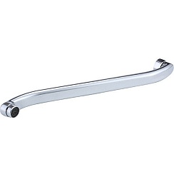 Гусак ванна круглый S-образный 30 см POTATO   P3818S