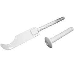 Кронштейн с дюбелем для алюм. радиаторов (Бриз)