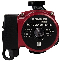 Насос циркул. 25-40 ROMMER Profi 130 мм   RCP-0004-2540130
