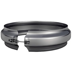 Хомут трубный кнт-р на болте d 190 (черный)