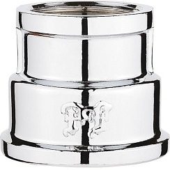 Муфта лат. переходная 3/8 х 1/2 ProFactor хром PF TF 62C