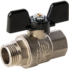 Кран шар. (бабочка) 1/2ВН STOUT Стандарт    SVB-0014-000015