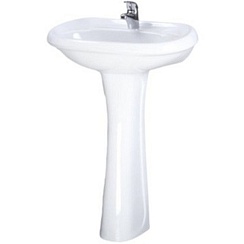 Раковина + пьедестал Воротынский с отв. бел.ВОРОТЫНСК