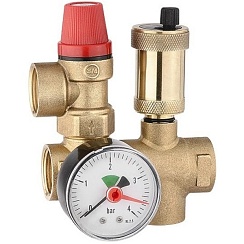 Группа безопасности котла 3/4 проходная (3bar) ProFactor   PF BS 607