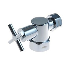 Вентиль-американка угловой 1 х 3/4 ВВ крест SMART (комплект 2 шт)   SMT8471SCH1005