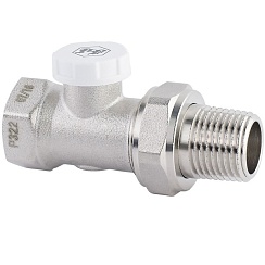 Вентиль настроечный америк. прямой нижний 1/2 ProFactor   PF RVS 376