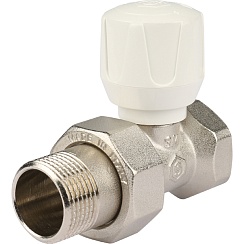 Клапан запорно-балансировочный прямой 1/2 х 3/4 STOUT SVL-1196-000015