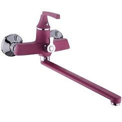 Смеситель для ванны Gota Rocio шар. излив F-40, перекл. душа цвет малиновый G22229-16 1/10