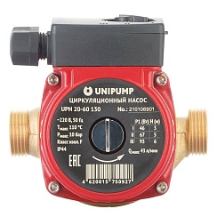 Насос рециркул. 20-60 Unipump ГВС UPH 130 21725