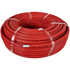 Труба 16 х 2 STOUT в теплоизоляции SPI-0001-101620 (красная)