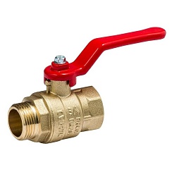 Кран шар. (ручка) 2ВН (латунь)  11Б27п1