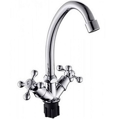 Смеситель для кухни Gota Rocio шар.высокий излив креп. гайка G49-065