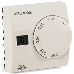 Термостат комнатный Teplocom TS-2AA/8A, проводной, реле 250B