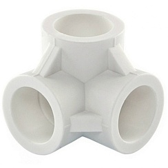 Тройник PPR 25 Tebo двухплоскостной