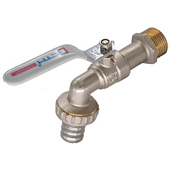 Кран шар. водоразбор. (ручка) 1/2НН СТМ 