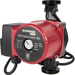 Насос циркул. 25-60 ROMMER Profi 180 мм   RCP-0004-2560180