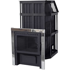 Печь банная "СИБИРЬ" с закрытой каменкой