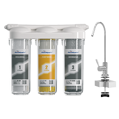 Трехступенчатая система очистки воды с отдельным краном АБФ-ТРИА-УМЯГЧЕНИЕ