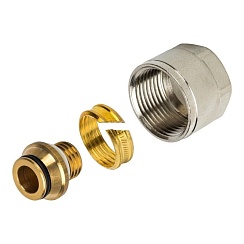 Фитинг компрессионный для труб из полиэтилена 16 х 2,0 х 3/4 STOUT  SFC-0020-001620