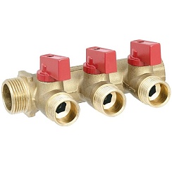 Коллектор шар. кран 1 х 1/2ВН 3 вых. ProFactor PF MV 265.3
