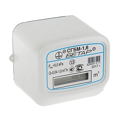 Счетчик газа СГБМ-1,6 Бетар без тройника 4203