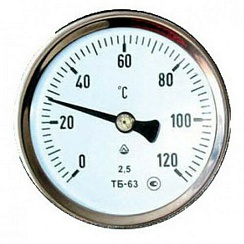 Термометр стеклоприбор ТБ-063-1 120 град. L=50.