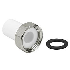 Штуцер с накид. гайкой PPR 32х1-1/4 Valfex   11136032   