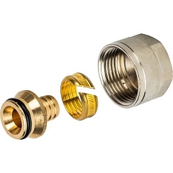 Фитинг компрессионный для труб из полиэтилена 16 х 2,2 х 1/2 STOUT SFC-0024-001622