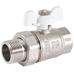 Кран шар. америк. (бабочка) 3/4 PF STANDART NEW   PF UBV 325S